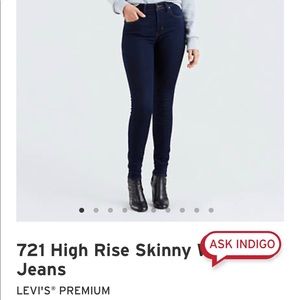 Levi’s 721 High Rise Skinny